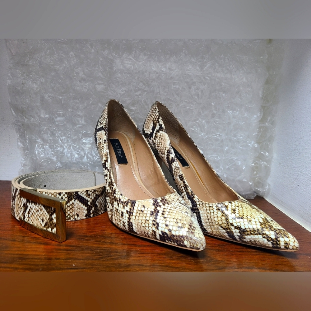 WHBM Snakeskin Pattern Women's Pumps